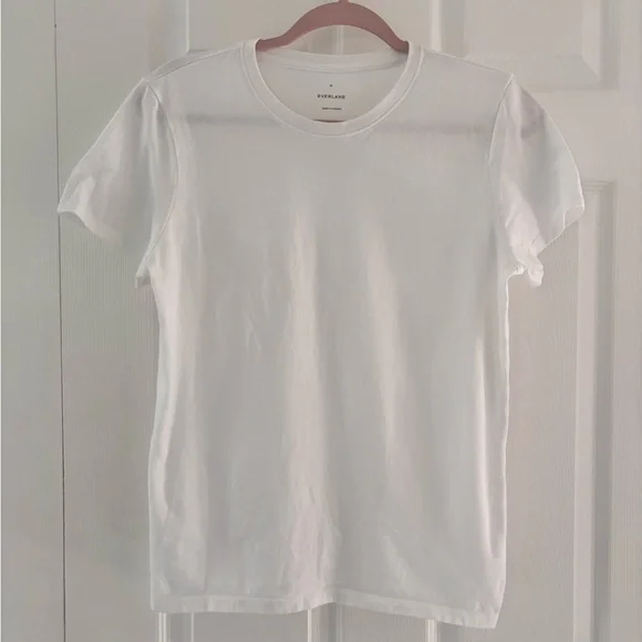 Everlane Classic White Women's T-Shirt - Picture 4 of 5